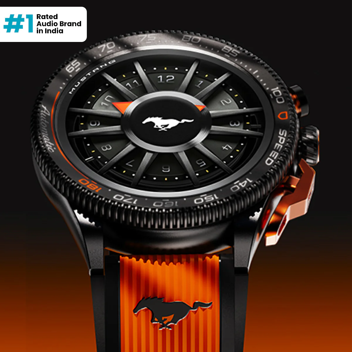 Mustang Stallion Turbo Orange
